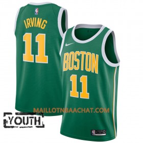 Maillot NBA Boston Celtics Kyrie Irving 11 2018-19 Nike Vert Swingman - Enfant